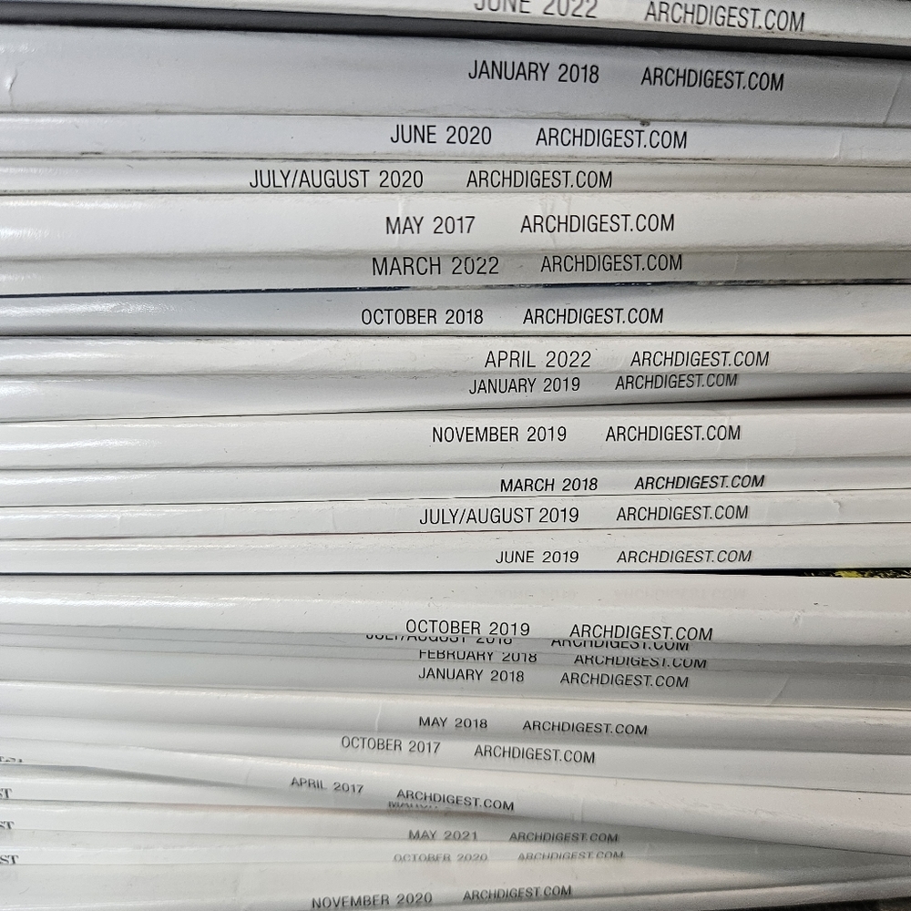 AD ARCHITECTURAL DIGEST Magazine Bundle Lot Variety Issues No Duplicates - Picture 3 of 16